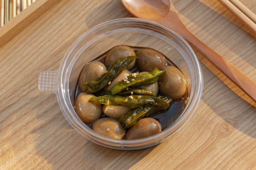 꽈리고추 메추리알
